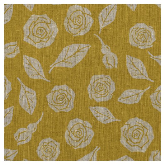 Rose Pandora - Cinderella Gold ファブリック (見本)