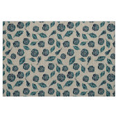 Rose Pandora - Navy Teal ファブリック (ファットクウォーター)