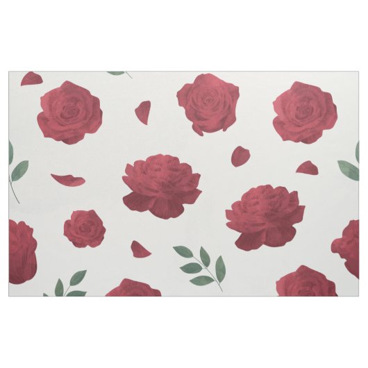 Rose Pattern Fabric ファブリック (ファットクウォーター)