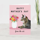 Rose Pattern Mothers Day Card カード (正面)