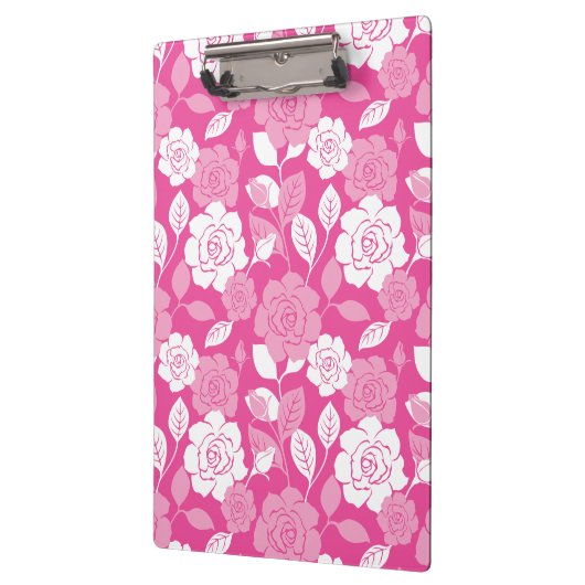 ROSE PATTERN (PINK) クリップボード (左)