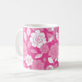 ROSE PATTERN (PINK) コーヒーマグカップ (正面左)