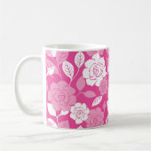 ROSE PATTERN (PINK) コーヒーマグカップ (左)