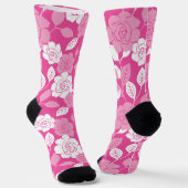 ROSE PATTERN (PINK) ソックス (傾斜あり)