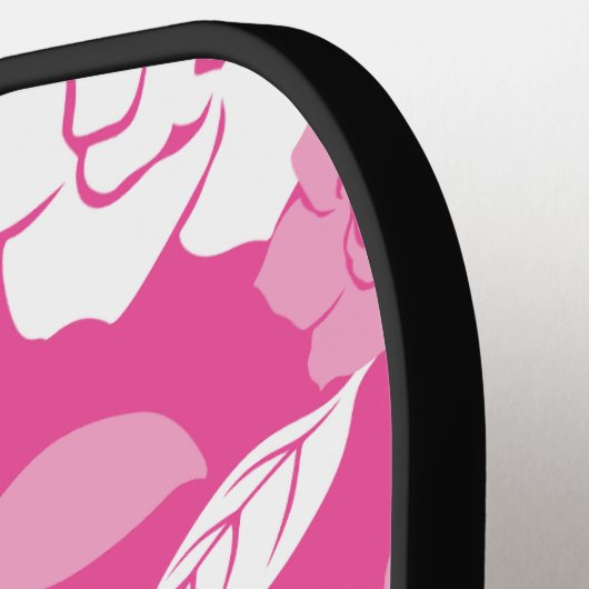 ROSE PATTERN (PINK) ピックルボールラケット (左詳細)