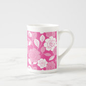 ROSE PATTERN (PINK) ボーンチャイナマグカップ (右)