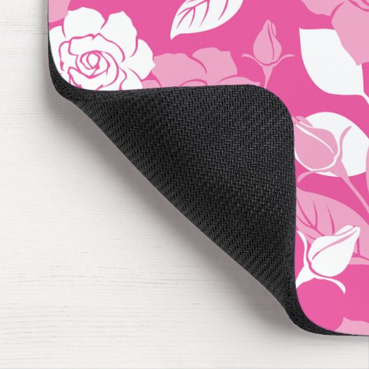 ROSE PATTERN (PINK) マウスパッド (コーナー)