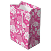 ROSE PATTERN (PINK) ミディアムペーパーバッグ (裏面アングル)