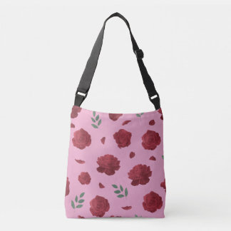 Rose Pattern Shoulder Bag | Tote Bag クロスボディバッグ