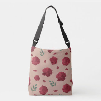 Rose Pattern Shoulder Bag | Tote Bag クロスボディバッグ