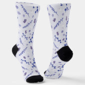 Rose Pattern Women's Socks ソックス (傾斜あり)