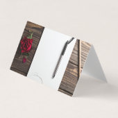 rose pen and paper 名刺 (正面)
