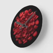 Rose Petals Wall Clock ラウンド壁時計 (傾斜)