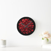 Rose Petals Wall Clock ラウンド壁時計 (ホーム)