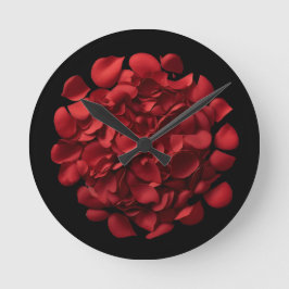 Rose Petals Wall Clock ラウンド壁時計