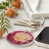 Rose Photo on Acrylic Key chain 2-sided キーホルダー (正面右)