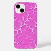 Rose Pink Branch Design iPhone Case Case-Mate iPhoneケース (裏面)