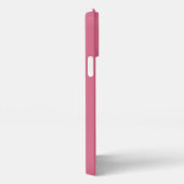 Rose Pink Mommy Est Year Minimal Typography iPhoneケース (右側面)