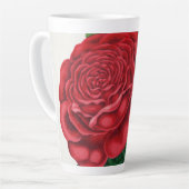 Rose Print Rochester Lithographing and Printing Co カフェラテマグ (左アングル)