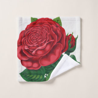 Rose Print Rochester Lithographing and Printing Co バスタオルセット