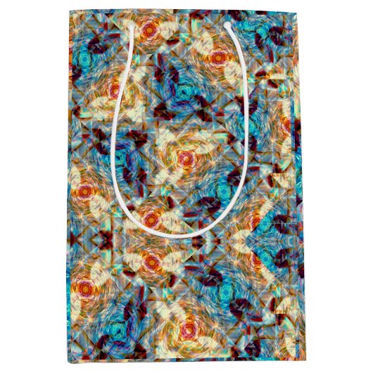 Rose Prism Whirl ミディアムペーパーバッグ (正面)