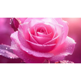 Rose Queen (pink magenta edition) プリントバックパック