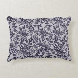 Rose Rectangle Accent Pillow アクセントクッション