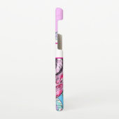 Rose Red Pink Cabbage Vintage Roses Girls Name Samsung Galaxyケース (左側)