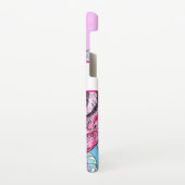 Rose Red Pink Cabbage Vintage Roses Girls Name Samsung Galaxyケース (左側)