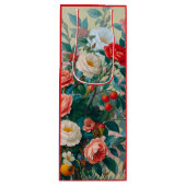 Rose & Romance Wine Gift Bag ワインギフトバッグ (正面)