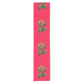 Rose Roses Rosen ショートテーブルランナー (正面)