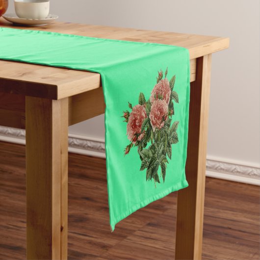 Rose Roses Rosen bouquet – Rosenbouquet ショートテーブルランナー (インサイチュ)