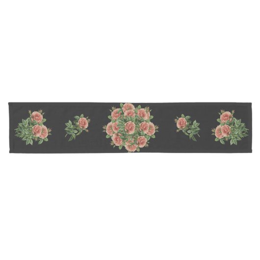 Rose Roses Rosen bouquet – Rosenbouquet ショートテーブルランナー (横)