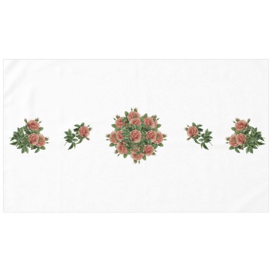 Rose Roses Rosen bouquet – Rosenbouquet テーブルクロス (正面(横))