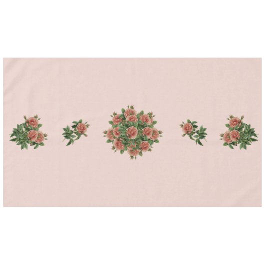 Rose Roses Rosen bouquet – Rosenbouquet テーブルクロス (正面(横))