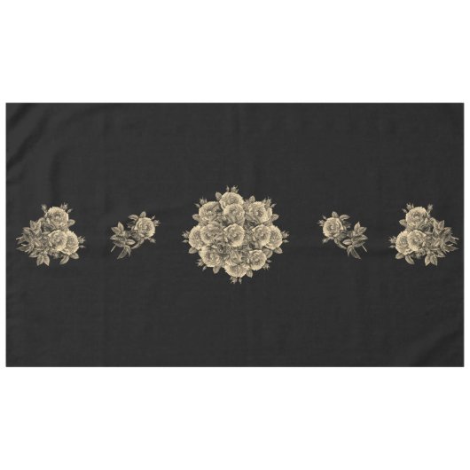 Rose Roses Rosen bouquet – Rosenbouquet テーブルクロス (正面(横))