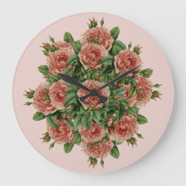 Rose Roses Rosen bouquet – Rosenbouquet ラージ壁時計