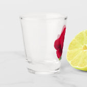 Rose rouge - Red rose  ショットグラス (左)