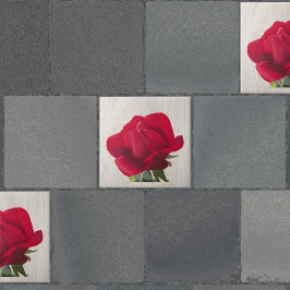 Rose rouge - Red rose  タイル
