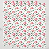 Rose Scrapbook Paper (正面/裏面)