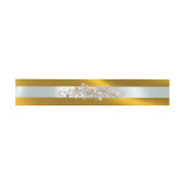 Rose Scroll - Gold/Silver 招待状ベリーバンド (フラット)