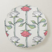 Rose seamless Pattern ラウンドクッション (裏面)