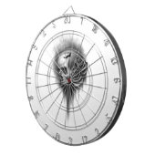 Rose skull ダーツボード (正面右)