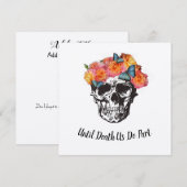 Rose Skull - 死が私たちを引き裂くまで 招待状 (正面/裏面)