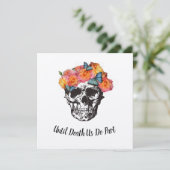 Rose Skull - 死が私たちを引き裂くまで 招待状 (スタンド正面)