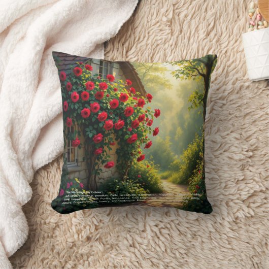 Rose Symbolism クッション (ブランケット)