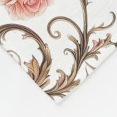 Rose Symphony フリースブランケット (角)