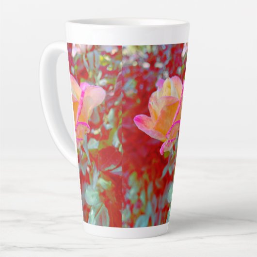 Rose Tall Latte Mug カフェラテマグ (左アングル)