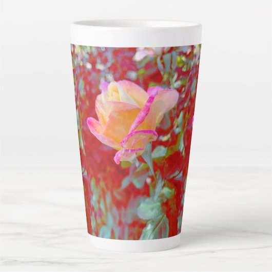 Rose Tall Latte Mug カフェラテマグ (正面)