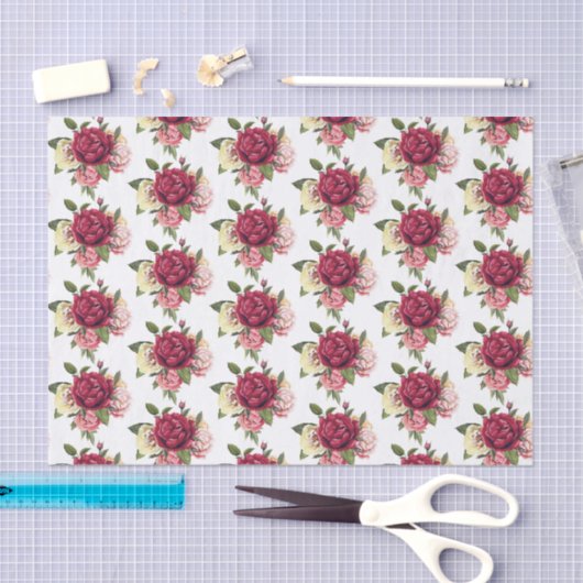 Rose Tissue Paper 薄葉紙 (クラフト)